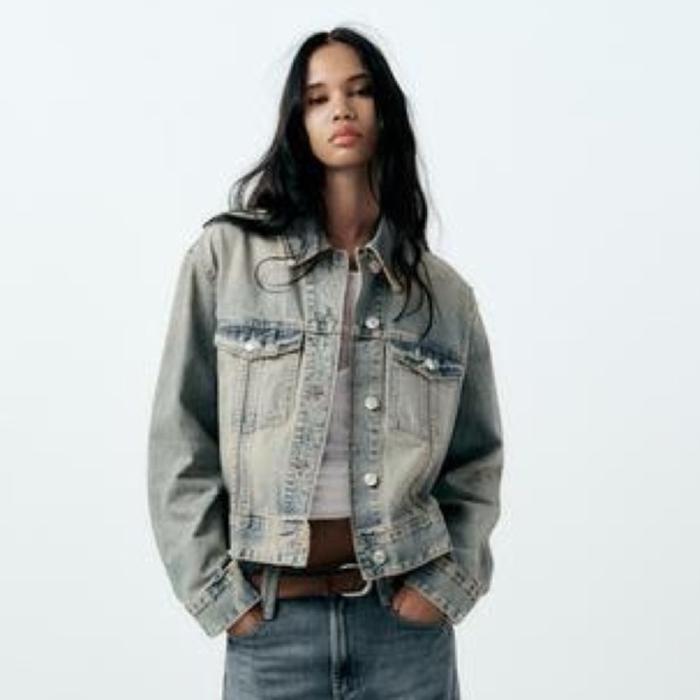 NWT Zara Denim Jacket size Small
